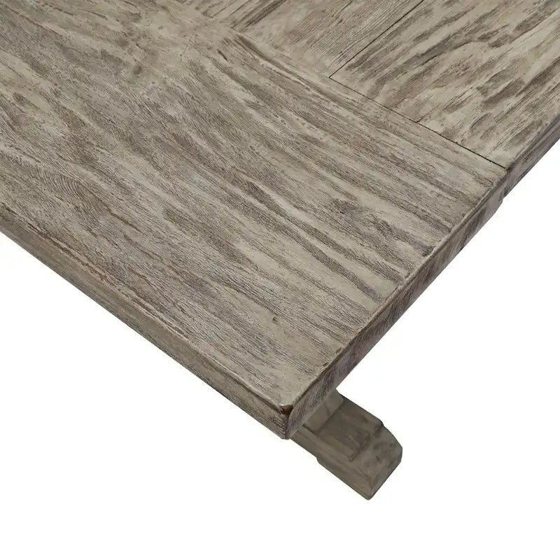 Paloma Antique Grey Reclaimed Wood Dining Set by iNSPIRE Q Artisan