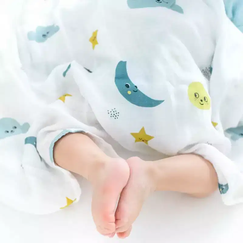 Rookie Humans Crib sheet and Swaddle bundle - Moon's Birthday