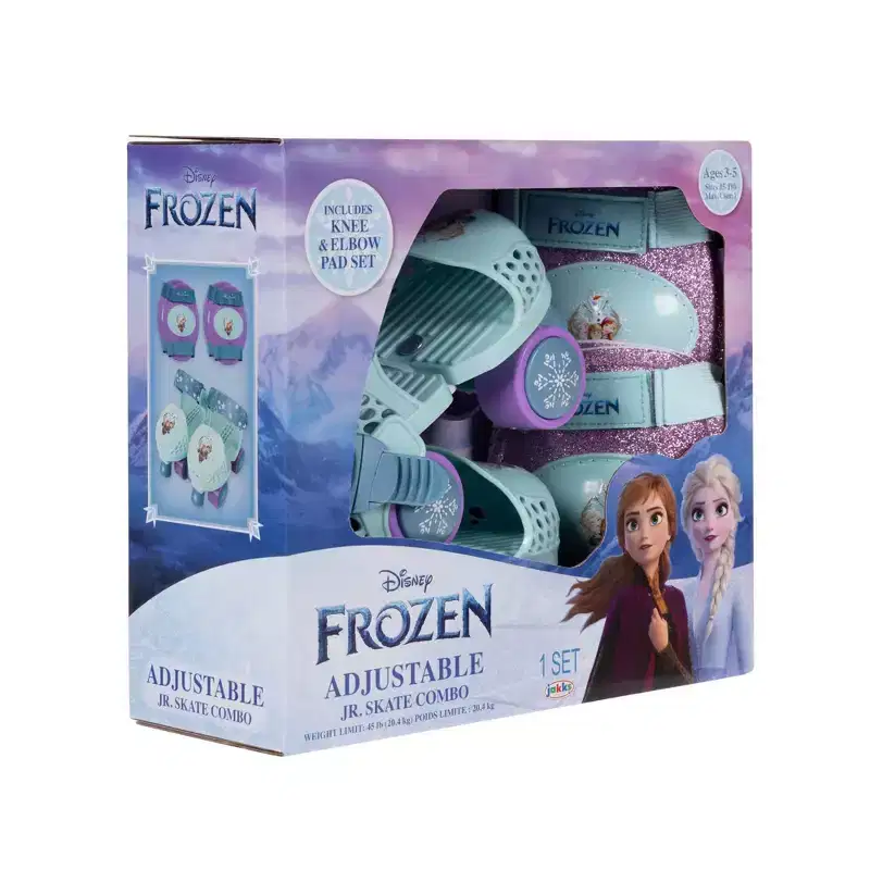 Frozen Kids' Roller Skate with Pad Set