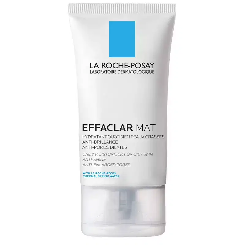 La Roche Posay Effaclar Mat Anti-Shine Face Moisturizer for Oily Skin - 1.35oz: Paraben-Free, Oil-Free, Contains Salicylic Acid, Fresh Scent