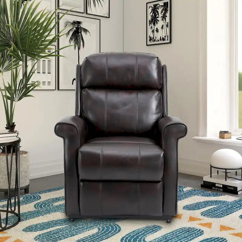 Faux Leather Elderly Power Lift Recliner Chair with Massage