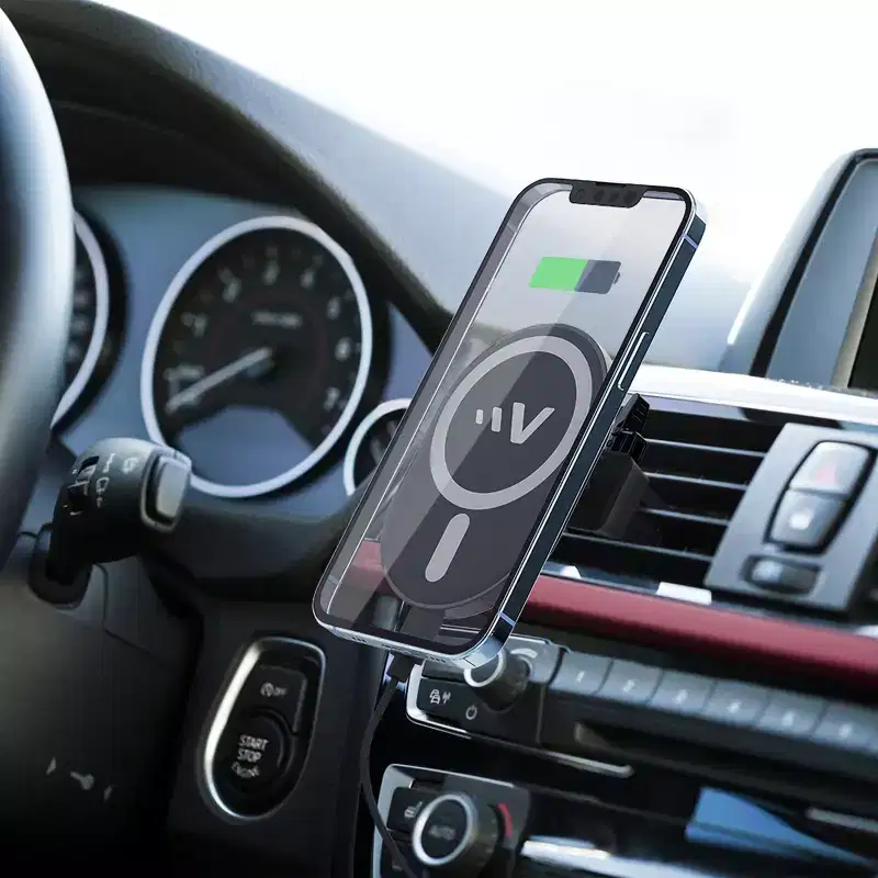 Ventev 15W Ultrafast Magnetic Wireless Car Charger Mount Black