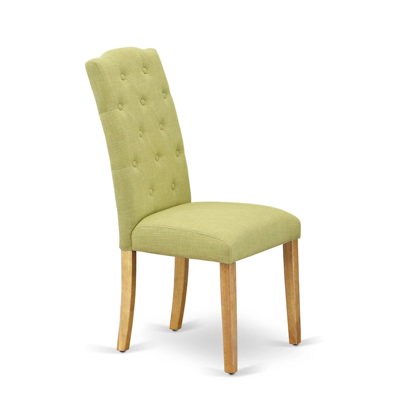 East West Furniture Dining Set - a Dining Table and Dining Room Chairs - (Finish & Pieces Option)