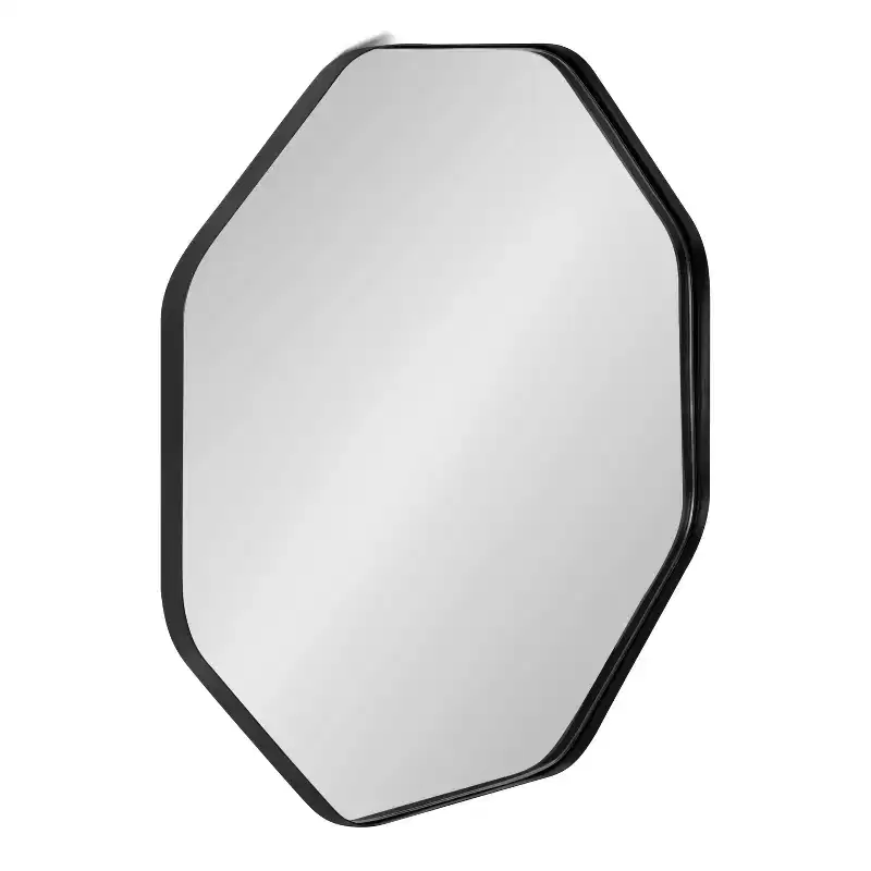 24 x 24 Rollo Octagon Framed Decorative Wall Mirror - Kate & Laurel All Things Decor