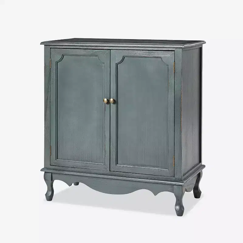 2-Door Farmhouse Accent Cabinet with Adjustable Legs