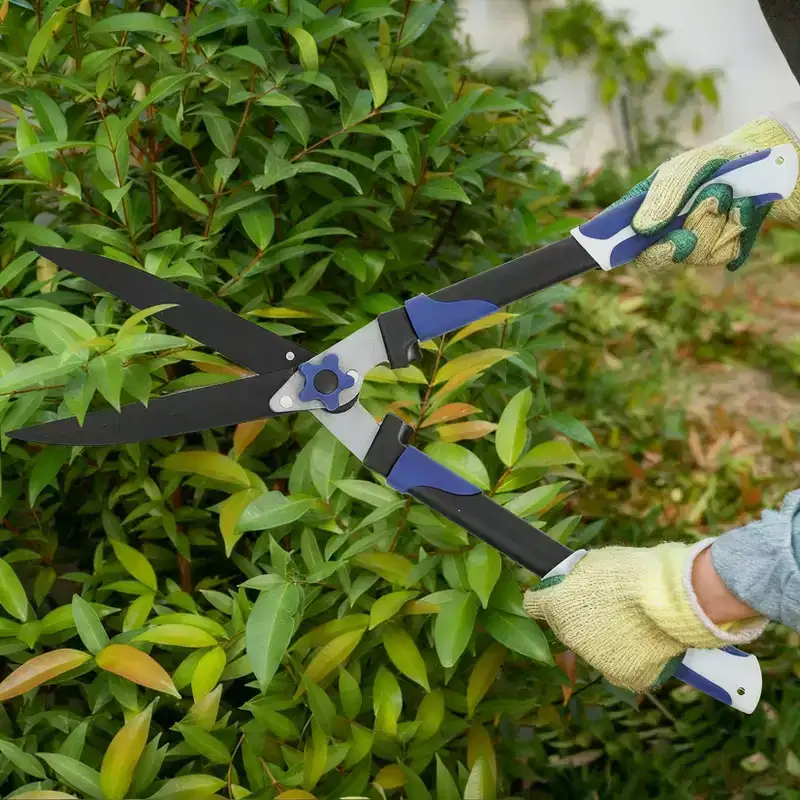 24 Heavy-Duty Hedge Shears with Wavy Blades, Professional Garden Pruning Shears, Hedge Trimmer Scissors for Precise Gardening and Landscaping