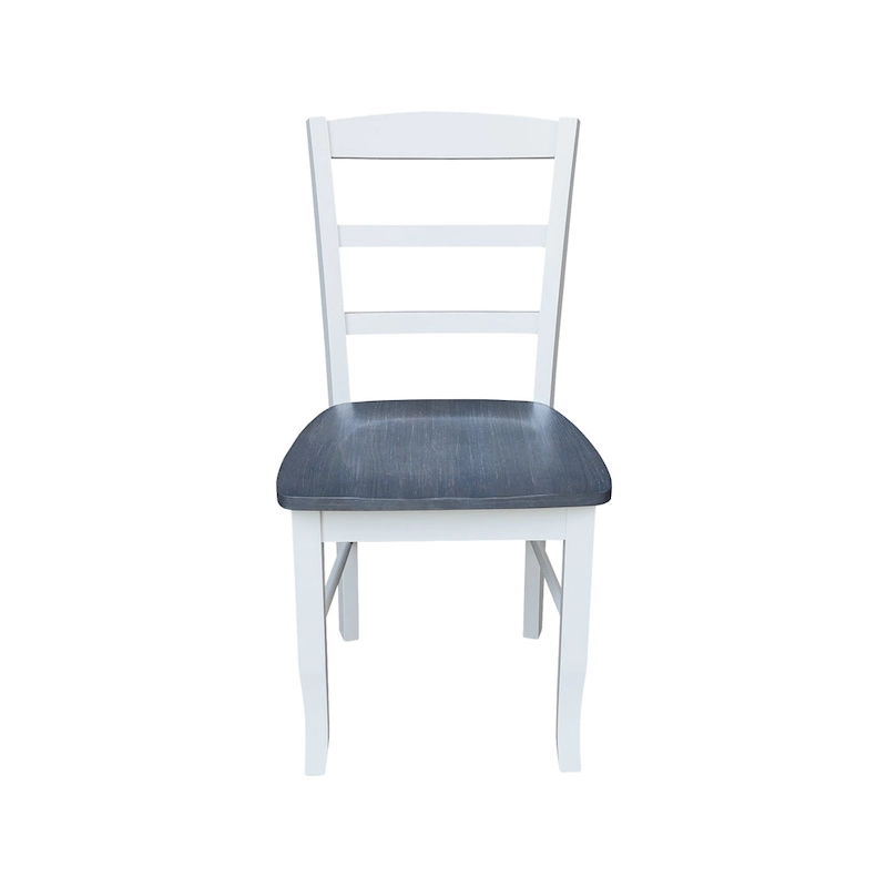 42 Drop Leaf Dining Table with 4 Ladderback Chairs - 5 Piece Set