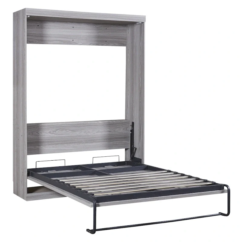 Wood Murphy Bed can be Folded into a Cabinet