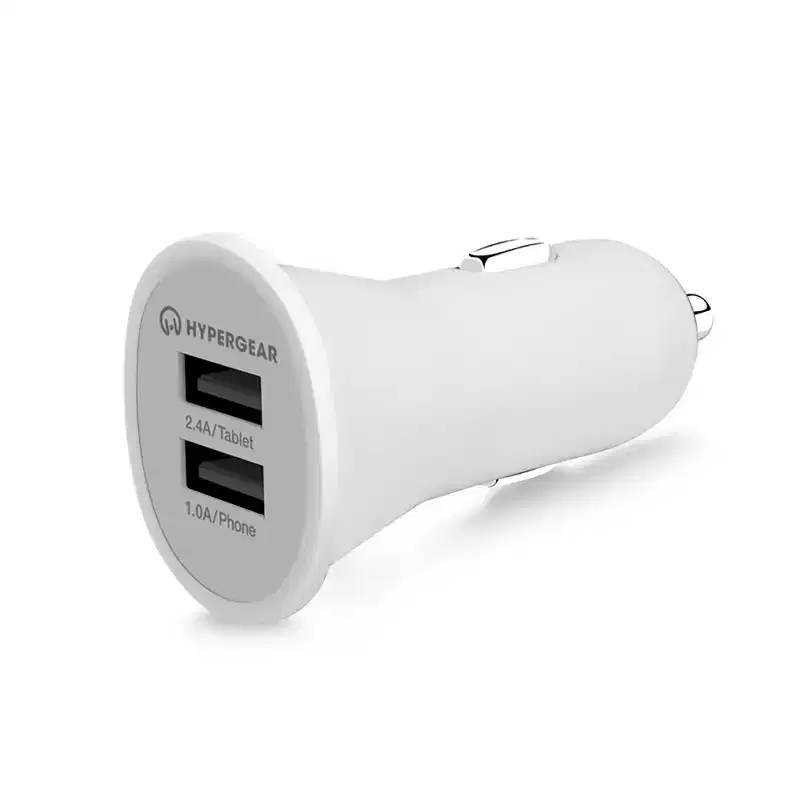 HyperGear 12W Dual USB Mini Car Charger