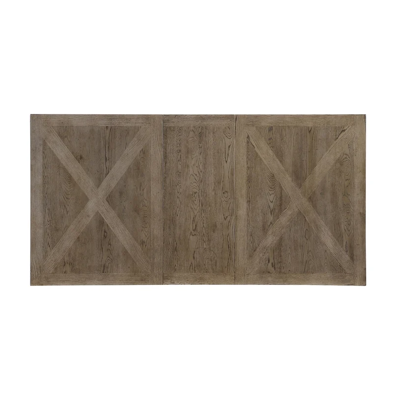 Roundhill Furniture Birmingham 7-piece Driftwood Finish Table with Nail Head Chairs Dining Set