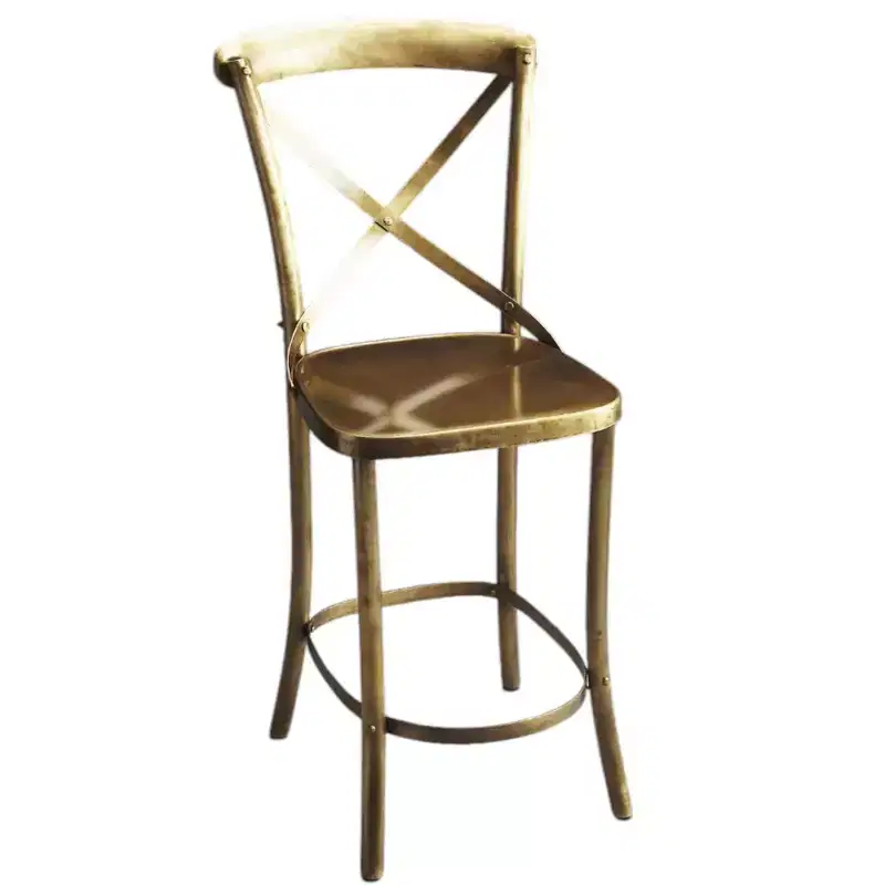 24 Gold Iron Bar Chair