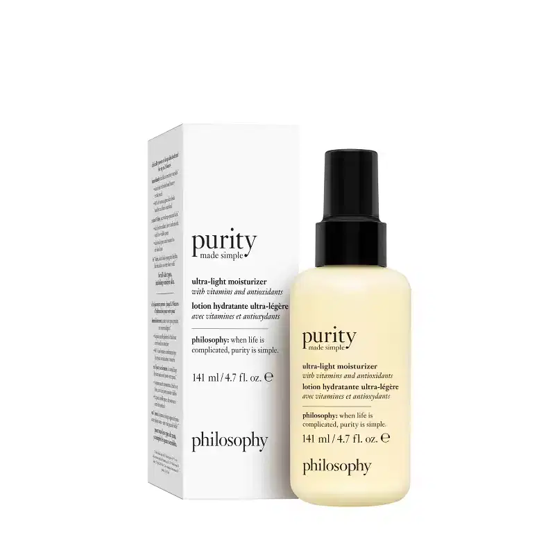 philosophy Purity Made Simple Ultra-Light Moisturizer - 4.7 fl oz - Ulta Beauty: For Normal, Sensitive, Dry Skin, With Vitamin E & C, Unscented