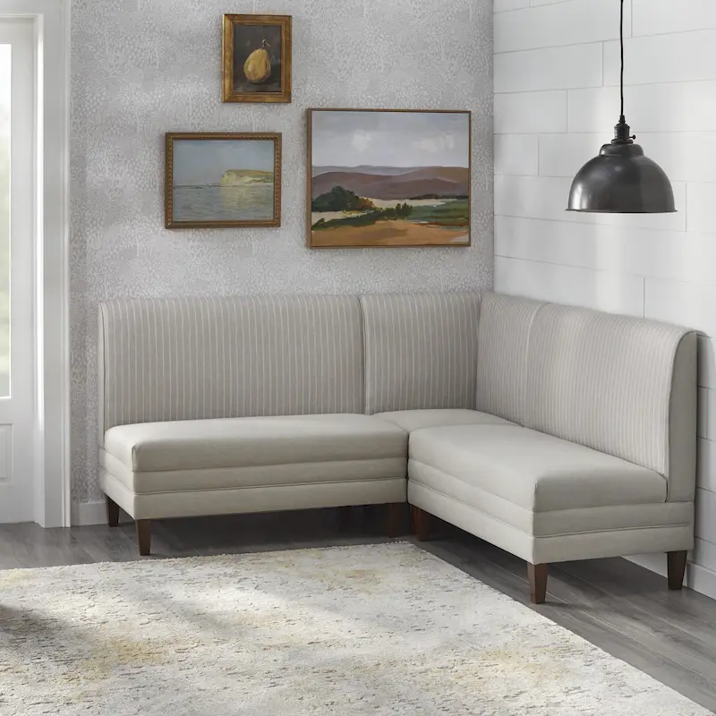 Phillips 3-Piece Upholstered Banquette Set