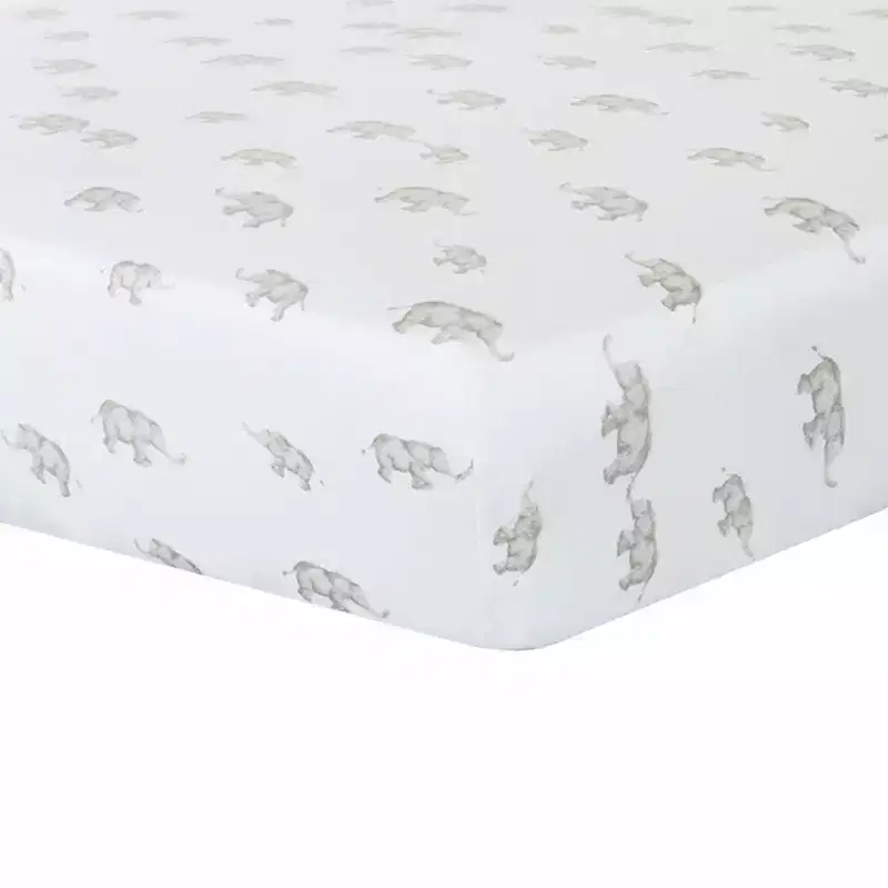 Cotton Jersey Fitted Sheet - Sophia Garden