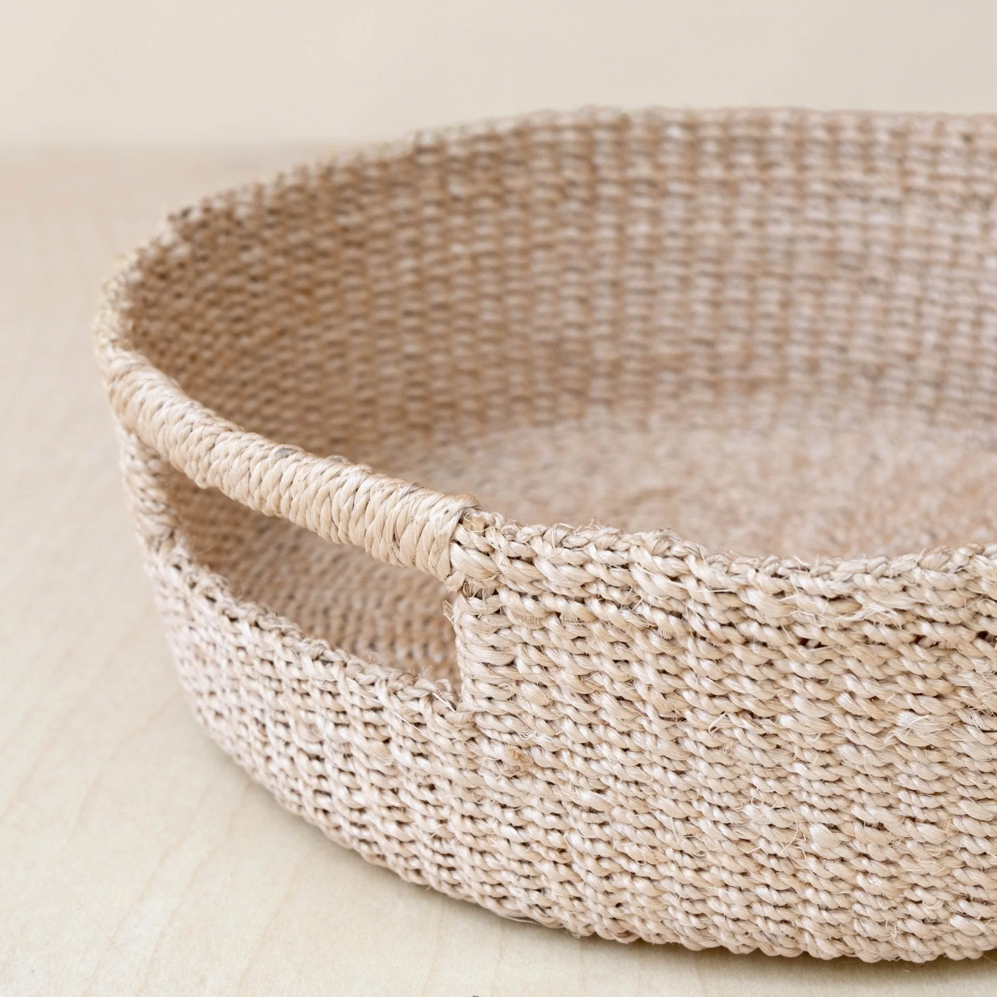Round Woven Basket - Straw Basket