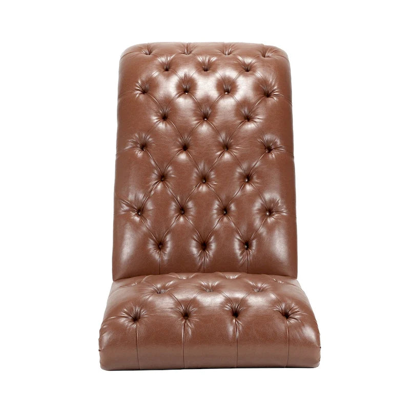 Tufted Armless Chaise Lounge - 62.8 x 27.17 x 32.87