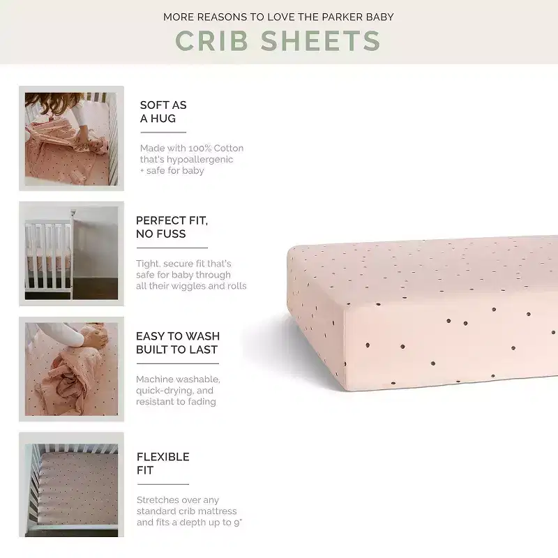 Parker Baby Co. Crib Sheets