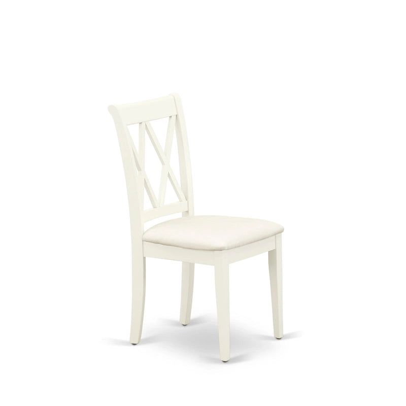 East West Furniture Dining Set - a Dining Table and Dining Room Chairs - (Finish & Pieces Option)