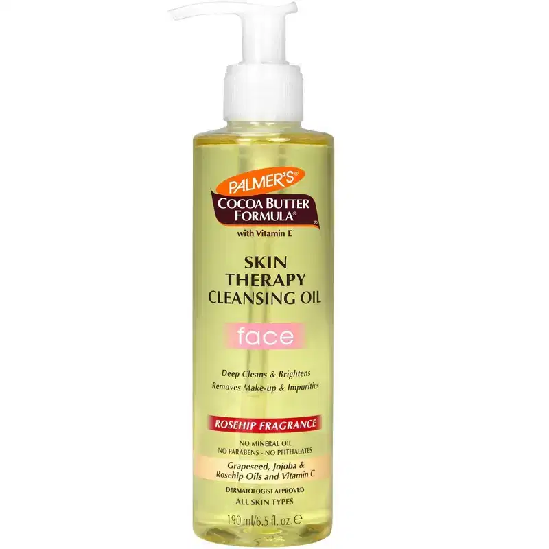 Palmers Skin Therapy Cleansing Face Oil - Cocoa butter & Rose - 6.5 fl oz: Aluminum-Free, Paraben-Free, Suitable for All Skin Types