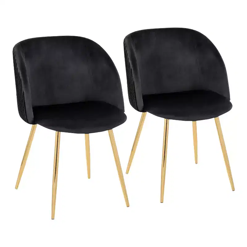 Pleated Waves Dining Chairs