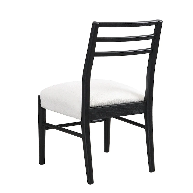 Fescue Fabric and Rubberwood Upholstered Dining Chairs (Set of 2) by Christopher Knight Home