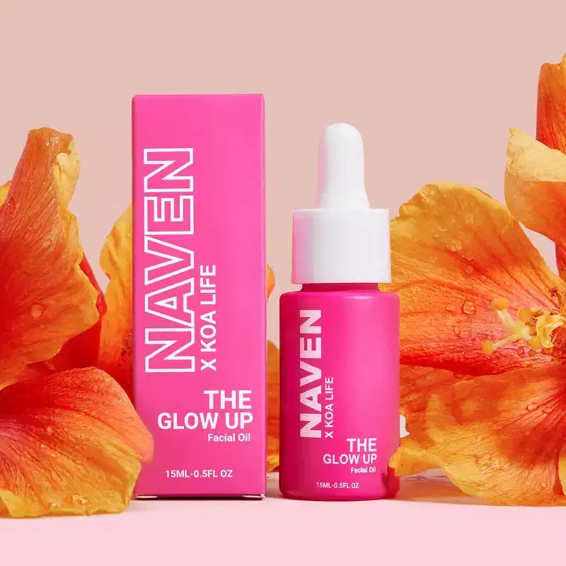 NAVEN X KOA LIFE The Glow Up Face Moisturizer - 2.72 fl oz: Paraben-Free, Sulfate-Free, Hydrating, Rose Scented