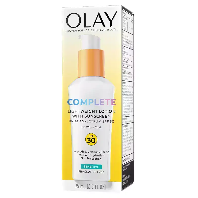 Olay Complete Lotion Moisturizer - Sensitive Skin - SPF 30 - 2.5 fl oz