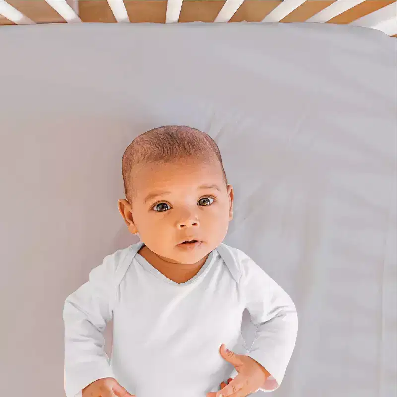 The Peanutshell Fitted Crib Sheets - Gray Celestial Moon and Stars - 4pk: Microfiber, Outer Space Theme