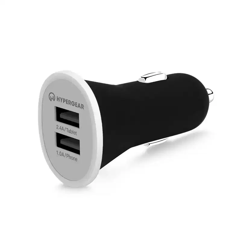 HyperGear 12W Dual USB Mini Car Charger