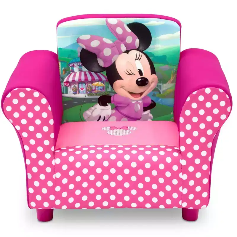Minnie Mouse Kids Upholstered Arm Chair