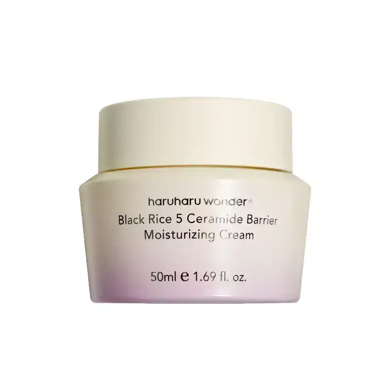 haruharu wonder Black Rice 5 Ceramide Barrier Moisturizing Cream - 1.69 fl oz: Deep Hydration, Calming, Face & Neck