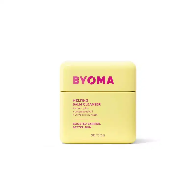 BYOMA Melting Cleansing Balm - 2.12oz: Face Moisturizer, Contains Grapeseed Oil, Oily & Dry Skin, Unscented