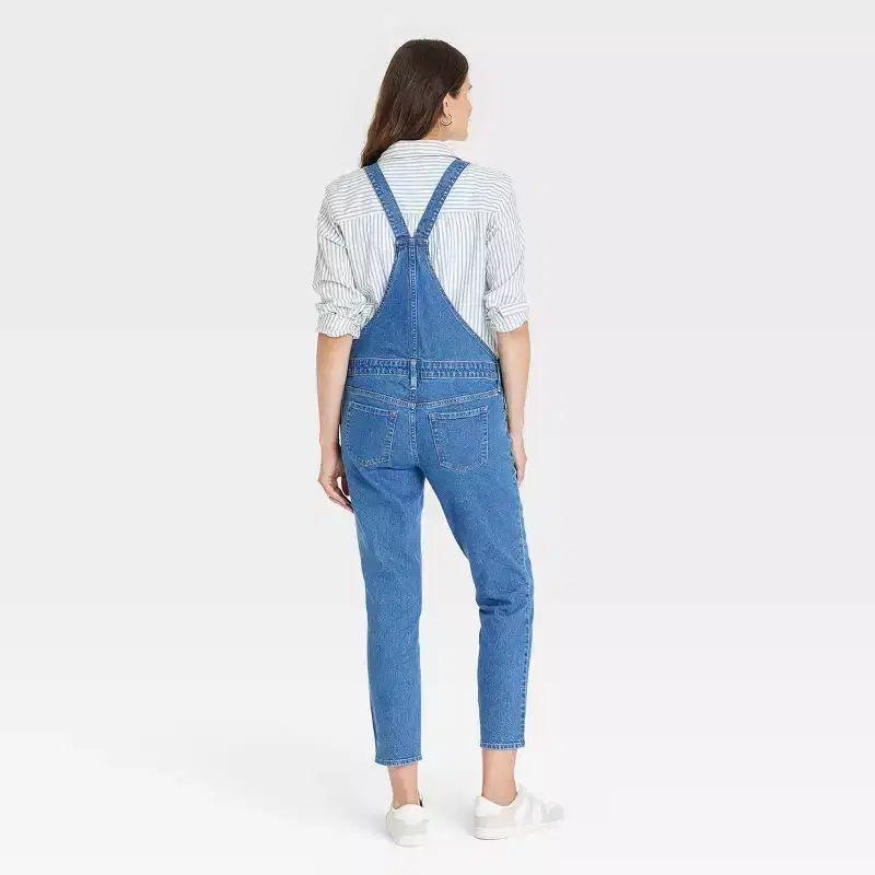 Denim Overalls Maternity Jumpsuit - Isabel Maternity by Ingrid & Isabel Medium Wash