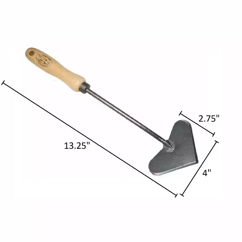 DeWit Heart-Shaped Push Hoe  Versatile Weeding & Cultivating Tool