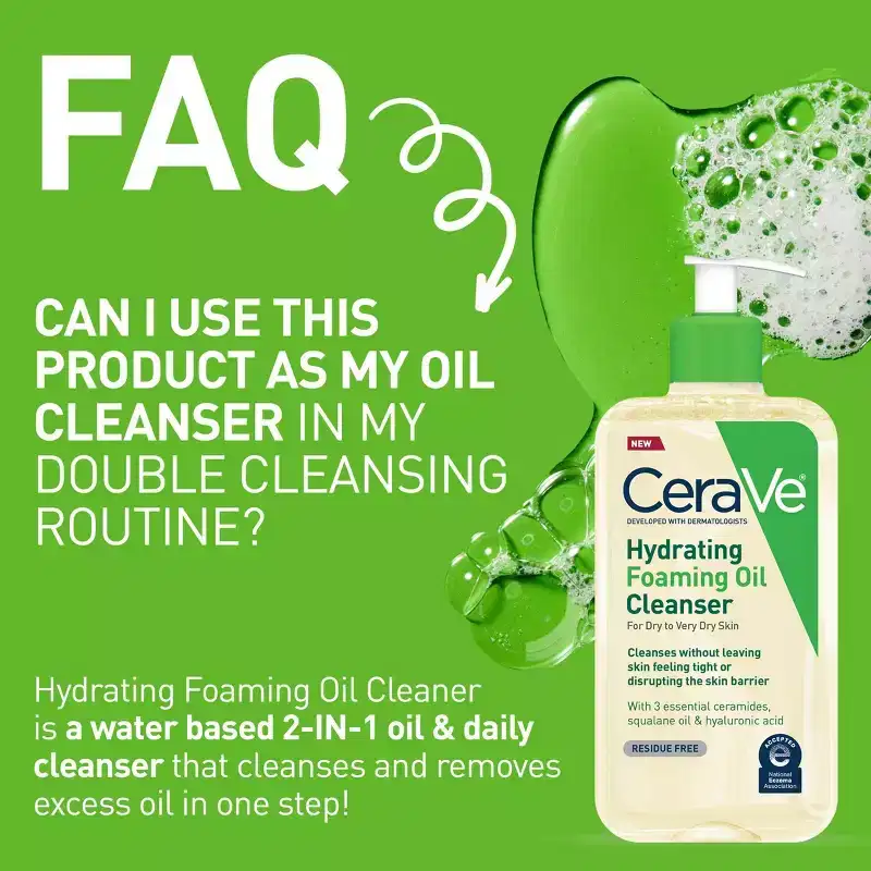 CeraVe Hydrating Oil Face Cleanser
