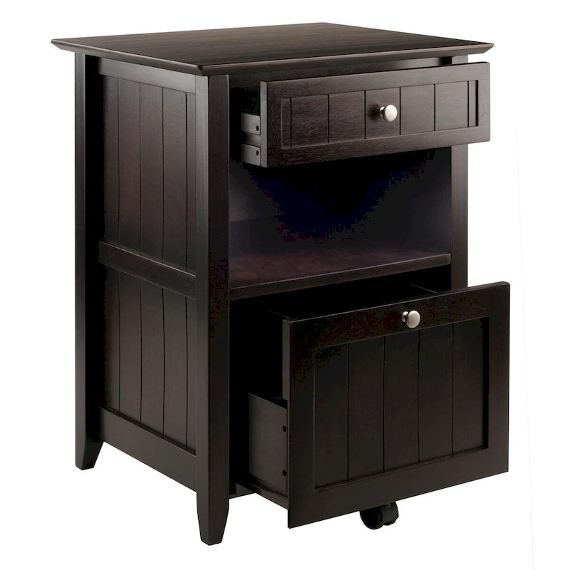 Burke File Cabinet Coffee Finish