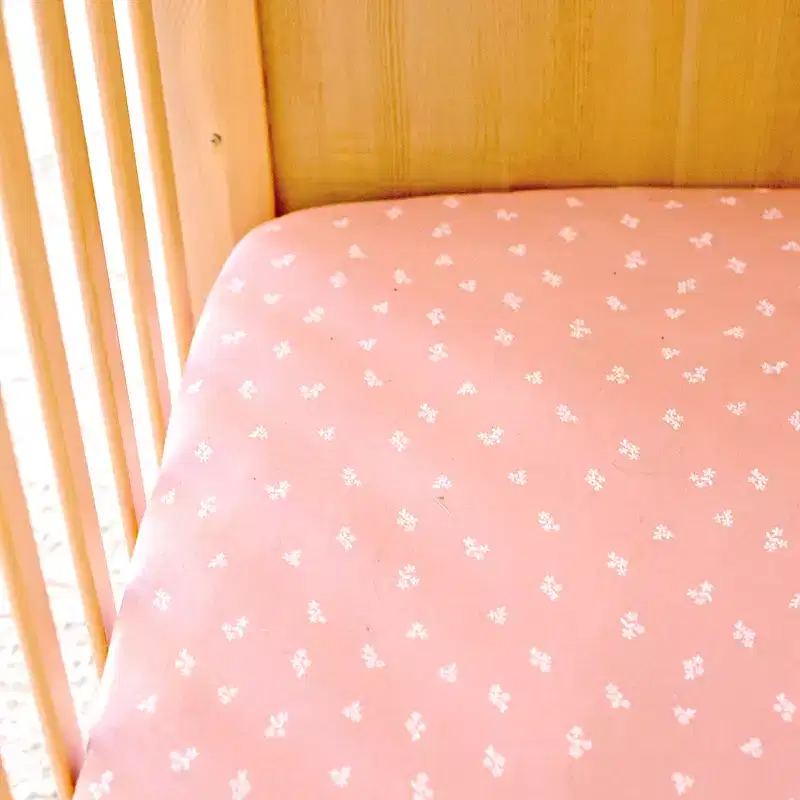 Cotton Jersey Fitted Sheet - Sophia Garden