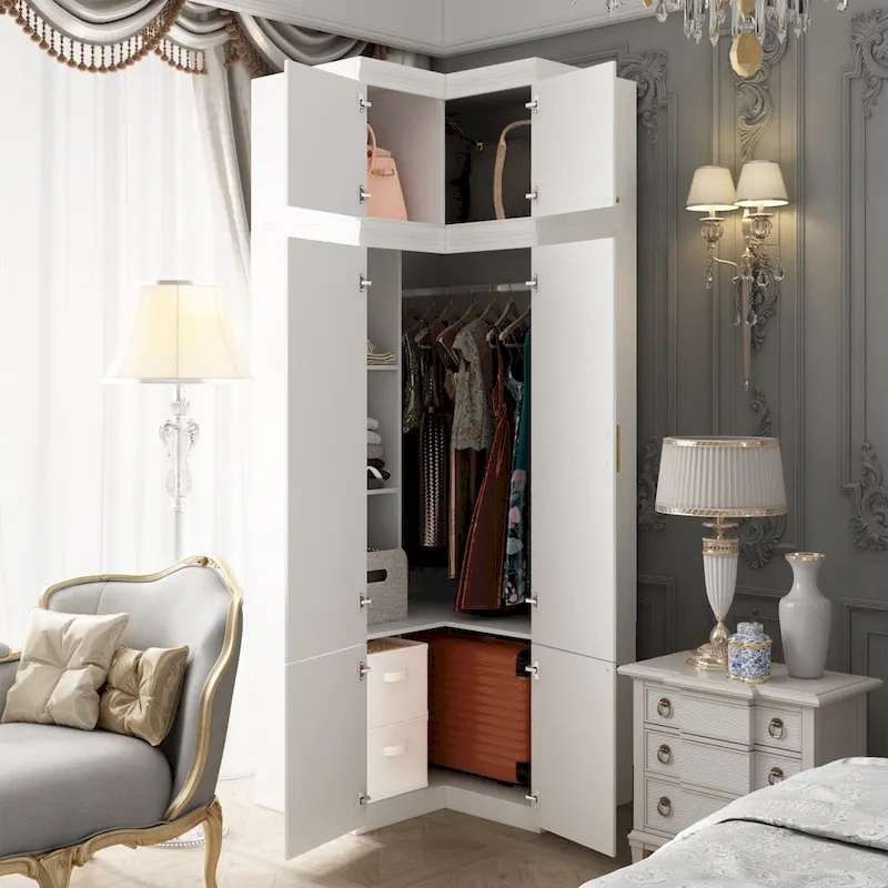Armoires Wardrobes Hanging Drawers Home Storage Cabinet Combo Dresser