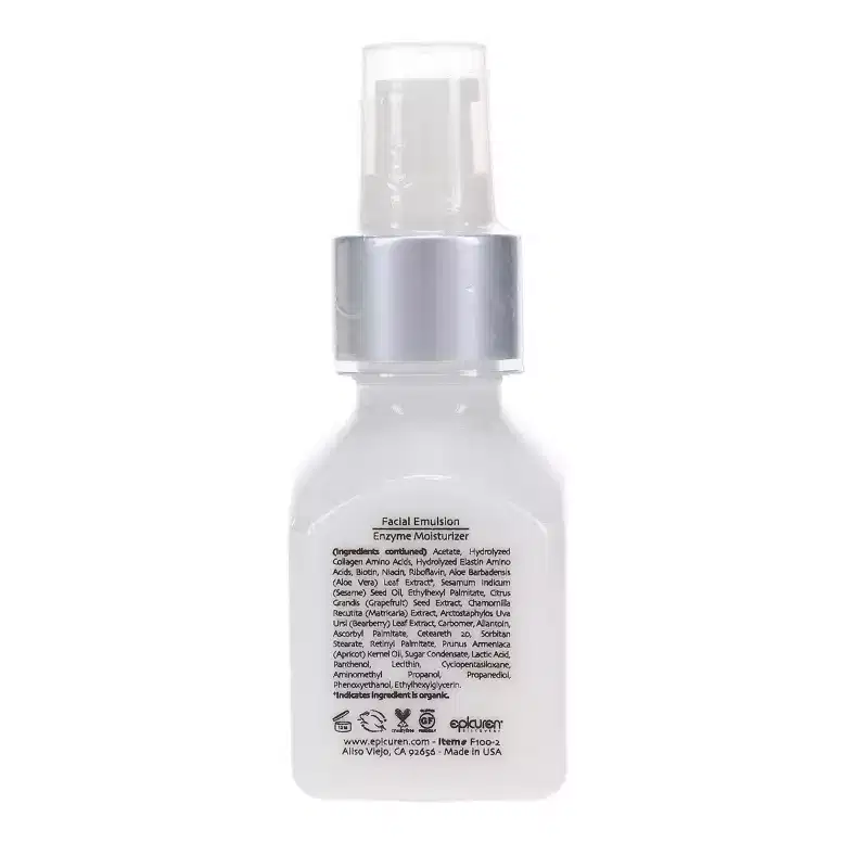 Epicuren Discovery Facial Emulsion Enzyme Moisturizer 2 oz