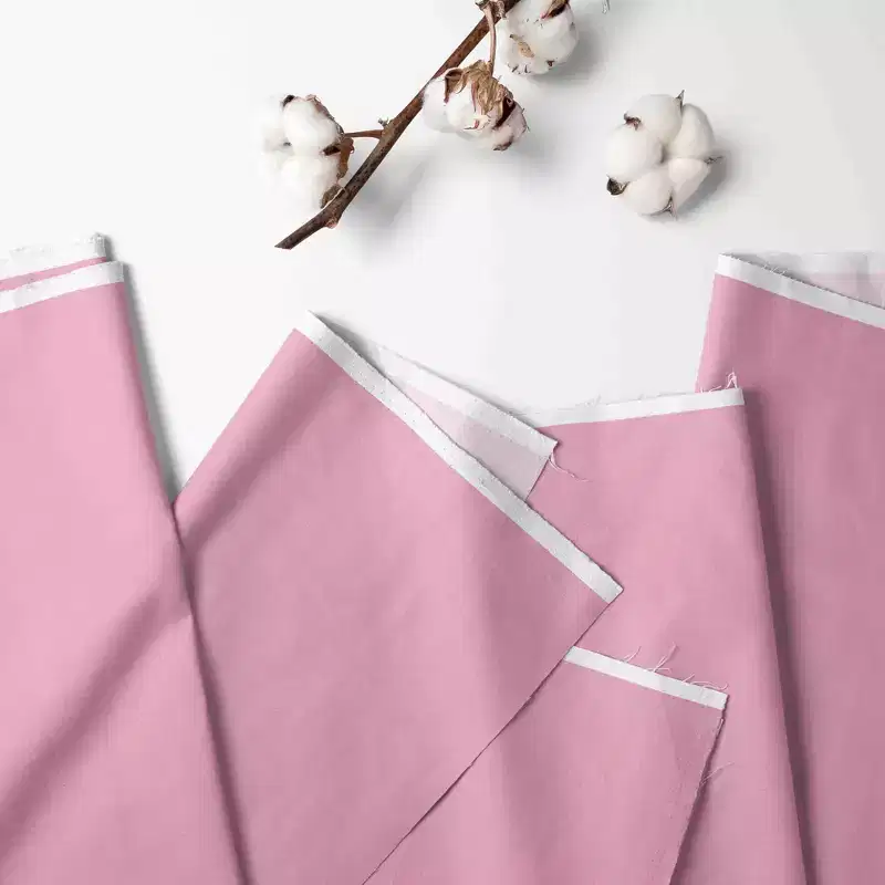 Bacati - Solid Medium Pink 100 percent Cotton Universal Baby US Standard Crib or Toddler Bed Fitted Sheet
