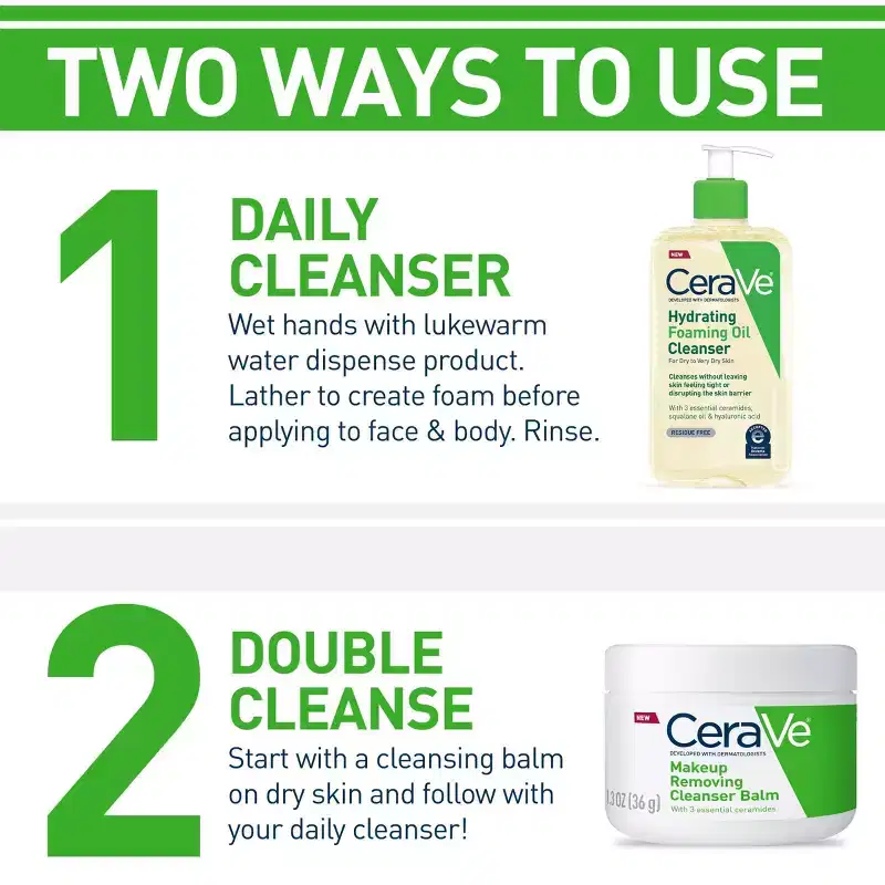 CeraVe Hydrating Oil Face Cleanser