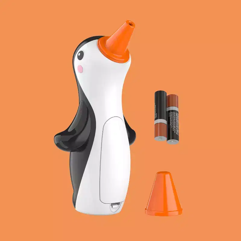 Pure Enrichment PureBaby Penguin Ear Thermometer: Battery Powered, Health Thermometer, 0.2 lb Weight