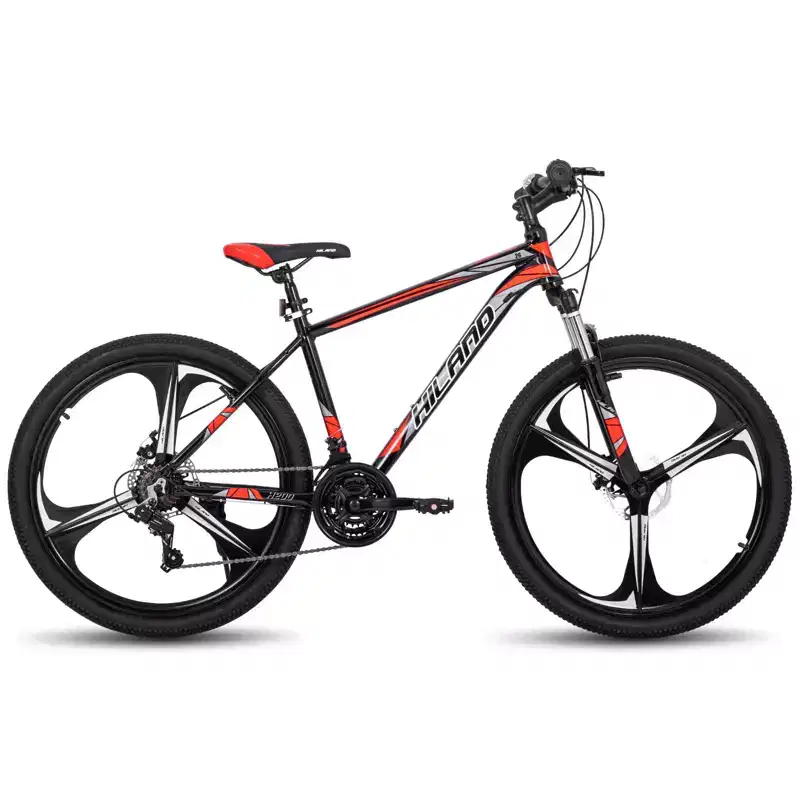 HILAND 26 Mountain Bike for Men Women, 3/6/Multi-Spokes Wheel, 18 Speeds