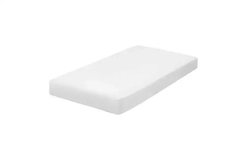 Everyday Kids 2-Pack Crib Sheets, Soft Microfiber, White & Lavender, Fits 28x52in Standard Mattress, Breathable & Machine Washable Baby Nursery Sheets