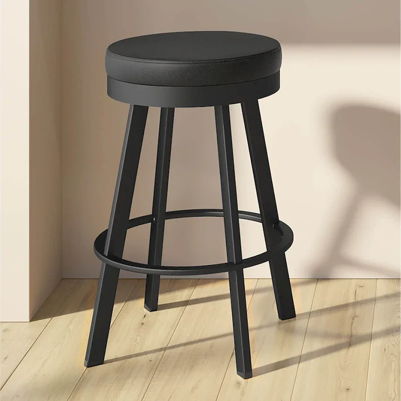 Swivel Bar Stool with Padded Seat
