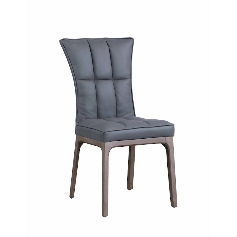 Somette Pogo Criss Cross Dining Set with Gray Chairs