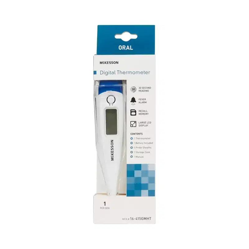 McKesson Oral Digital Thermometer Stick 30 Seconds