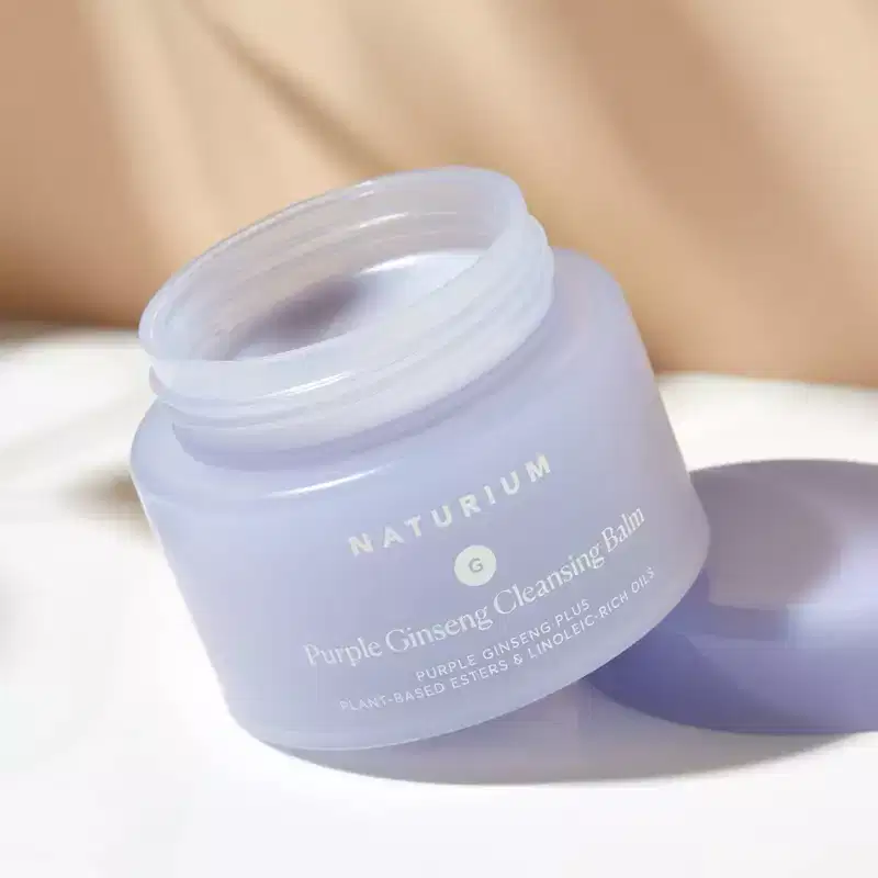 Naturium Purple Ginseng Cleansing Balm - 3 oz: Paraben-Free, Gluten-Free, Vegan, Suitable for All Skin Types