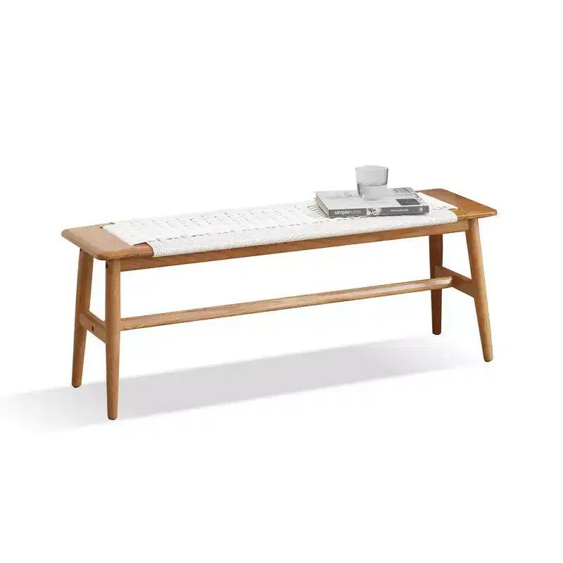 Wooden Dining Bench Table, Bed Bench Dining Room Entryway Bench Indoor Bench For Hallway Living Room Kitchen Entryway Balcony Bedroom