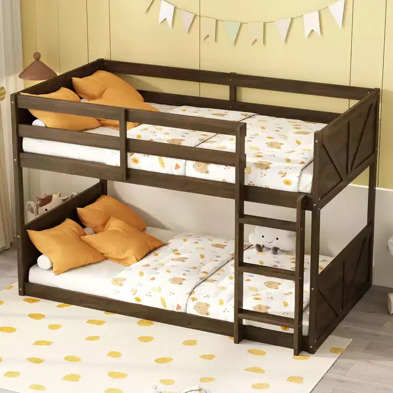 MAYEERTY King Bunk Bed Safety Rail Noise-Free Design Heavy-Duty Metal